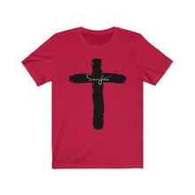 Load image into Gallery viewer, “Sacrifice” Red Jersey Short Sleeve Tee