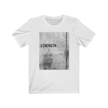 Load image into Gallery viewer, Men’s “Strength in Weakness” Cotton Short Sleeve Tee