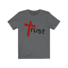 Load image into Gallery viewer, Men’s “Trust” Jersey Short Sleeve Tee