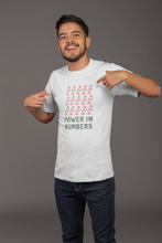 Load image into Gallery viewer, Men’s “Power in Numbers” Cotton Short Sleeve Tee