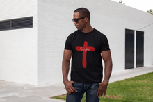 Load image into Gallery viewer, Men’s “Sacrifice” Black Jersey Short Sleeve Tee