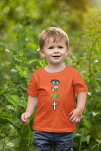 Load image into Gallery viewer, Toddler "I Believe" Short Sleeve Cotton Tee