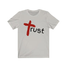 Load image into Gallery viewer, Men’s “Trust” Jersey Short Sleeve Tee
