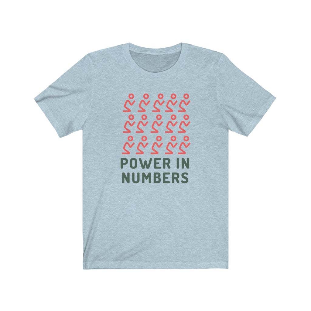 Men’s “Power in Numbers” Cotton Short Sleeve Tee