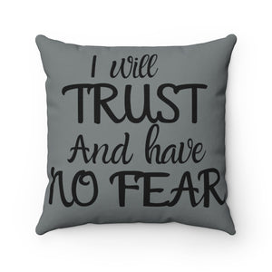No Fear Square Pillow