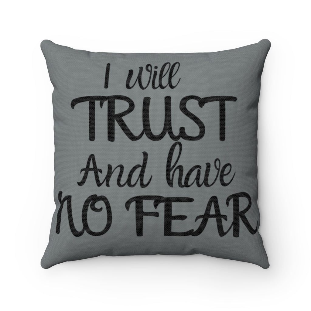 No Fear Square Pillow