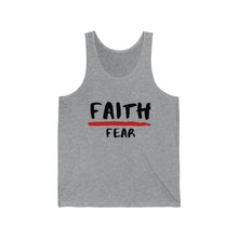 Load image into Gallery viewer, Men’s Faith Over Fear Cotton Tank
