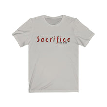 Load image into Gallery viewer, Men’s “Sacrifice” (Alt version) Cotton Tee
