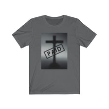 Load image into Gallery viewer, Men’s “Paid” (Alt. version) Cotton Short Sleeve Tee
