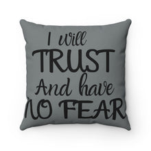 Load image into Gallery viewer, No Fear Square Pillow Case

