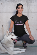 Load image into Gallery viewer, Women&#39;s “Faith Without Limits” Short Sleeve Cotton Tee
