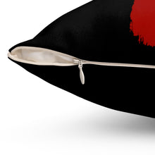 Load image into Gallery viewer, Black Sacrifice Square Pillow
