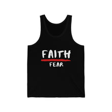 Load image into Gallery viewer, Men’s Faith Over Fear Cotton Tank
