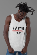 Load image into Gallery viewer, Men’s Faith Over Fear Cotton Tank
