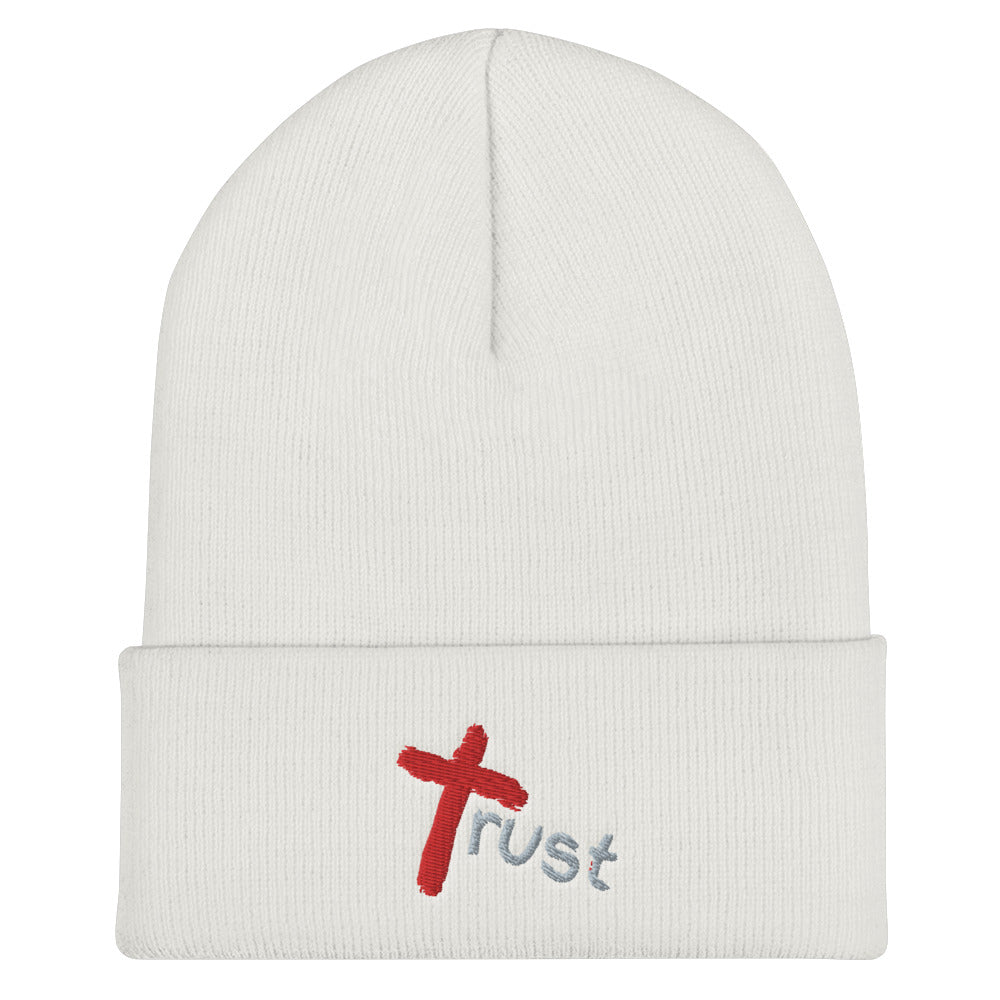 “Trust” Cuffed Beanie