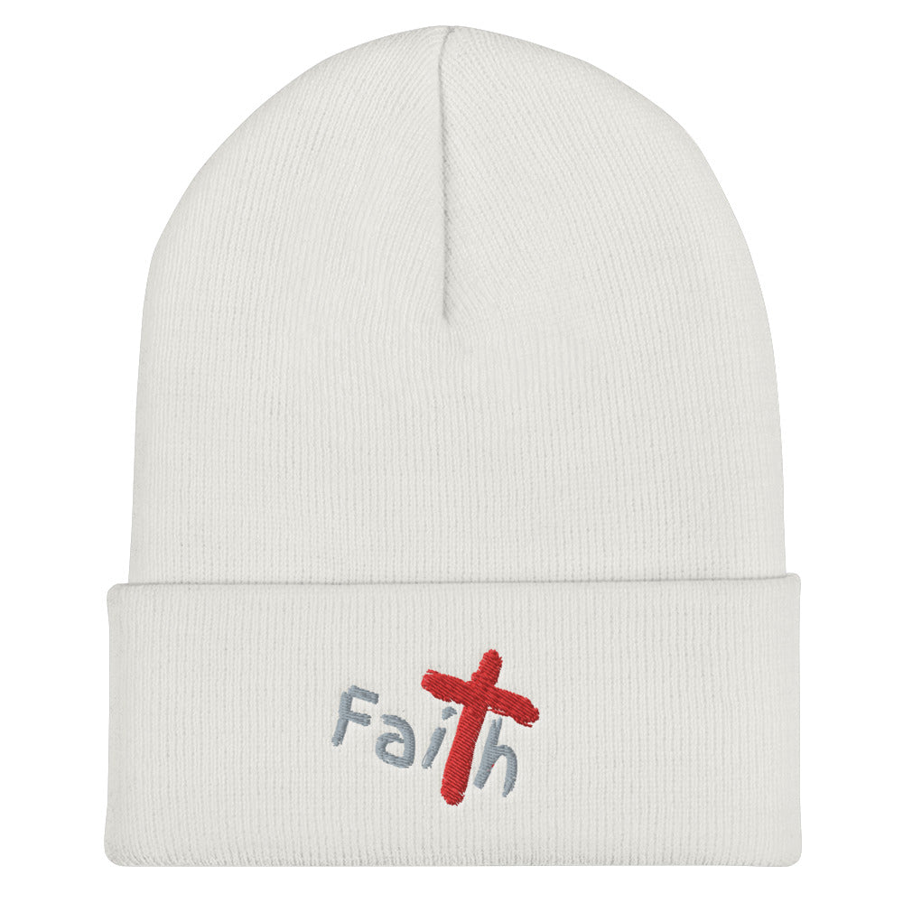 Unisex “Faith” Cuffed Beanie
