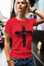 Load image into Gallery viewer, “Sacrifice” Red Jersey Short Sleeve Tee

